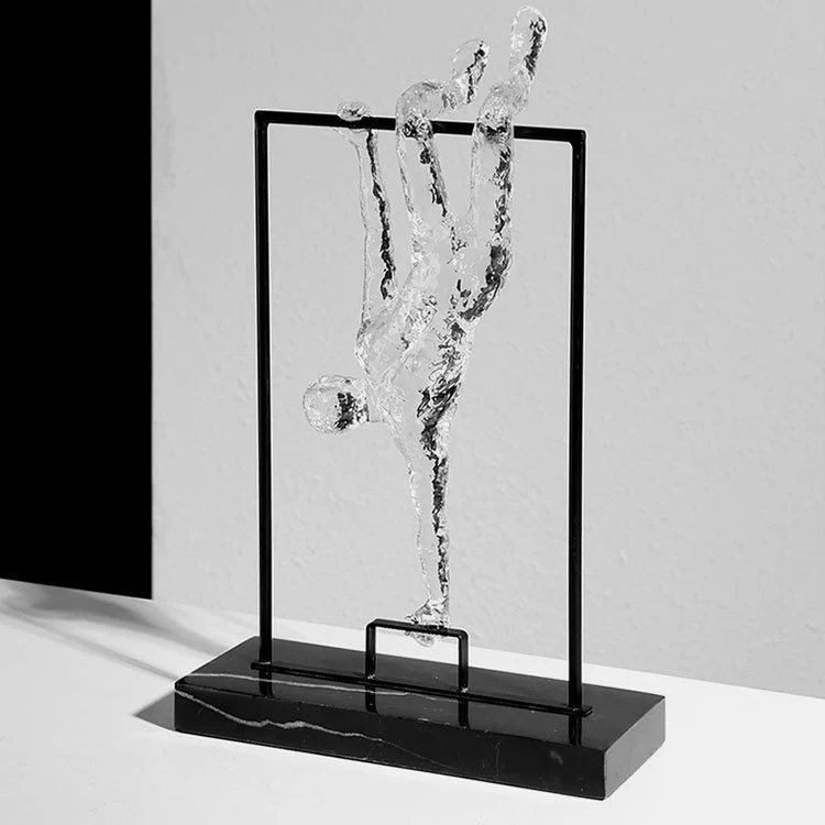 Abstrakte künstlerische Gymnastikskulptur