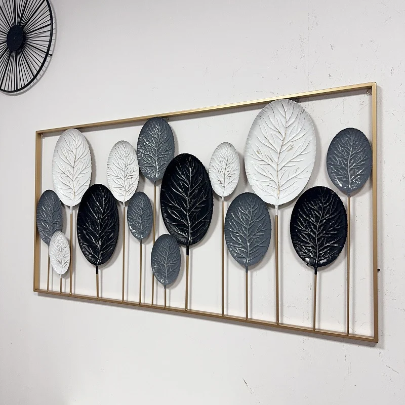 Dekorative Metallblatt-Wandkunstskulptur Karnz
