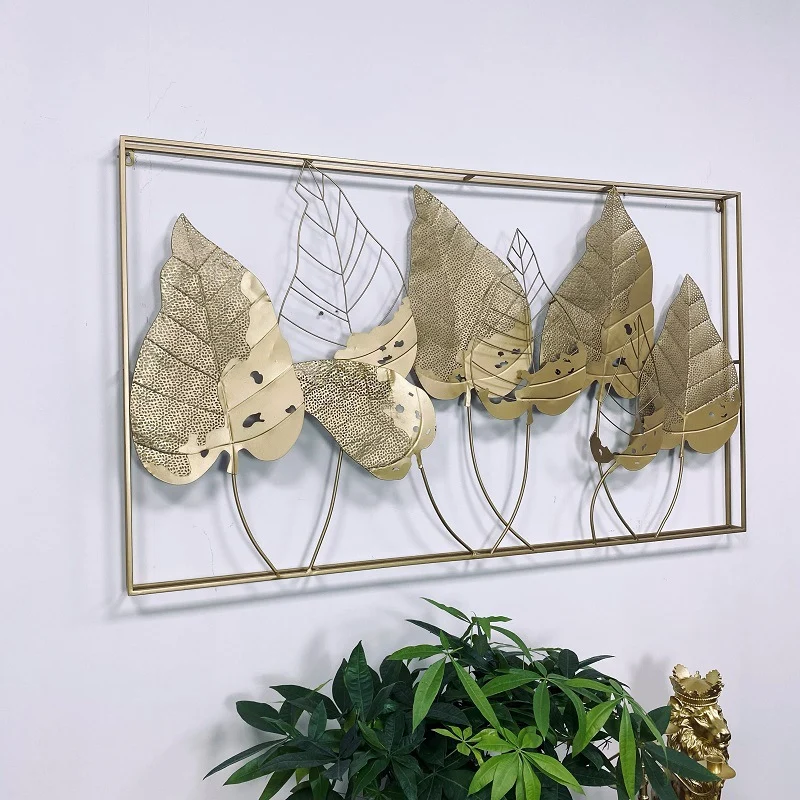 Dekorative Metallblatt-Wandkunstskulptur Karnz 1789208555