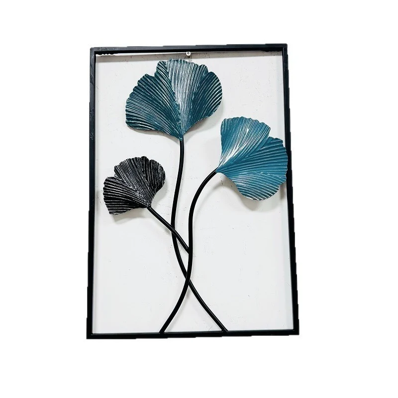 Dekoratives Blatt Wandkunst Set Karnz