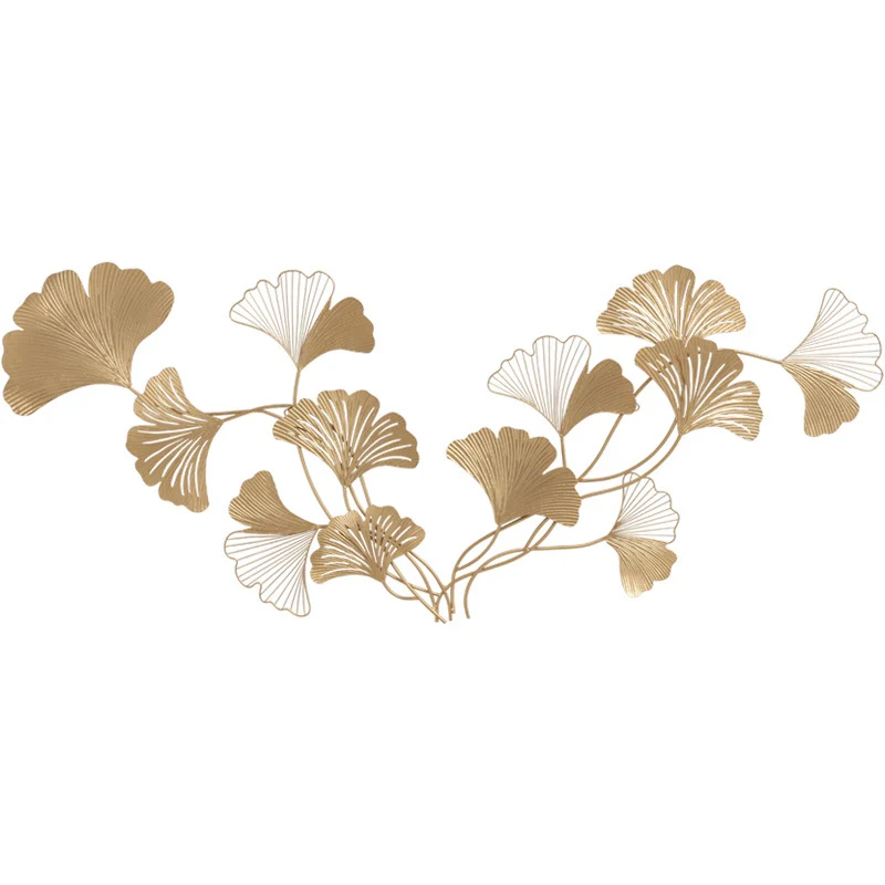 Dekorative Ginkgo Blatt Wand Skulptur Karnz