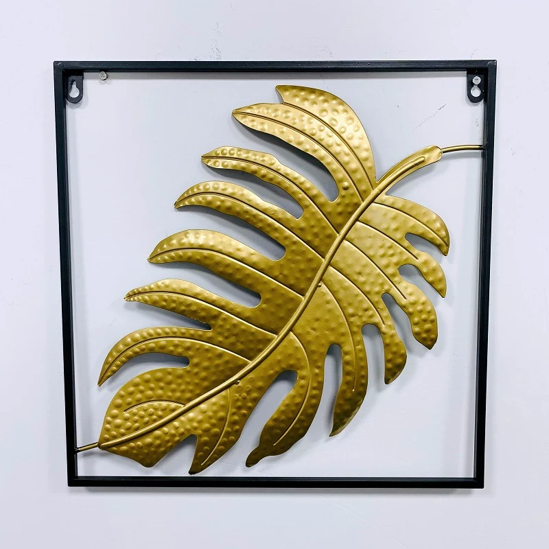 Dekorative Ginkgo Blatt Wandkunstskulptur Karnz 1789208480