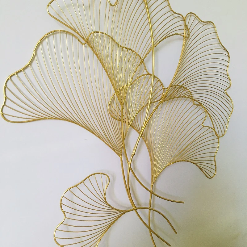 Dekorative Ginkgo Blatt Wandkunst Karnz