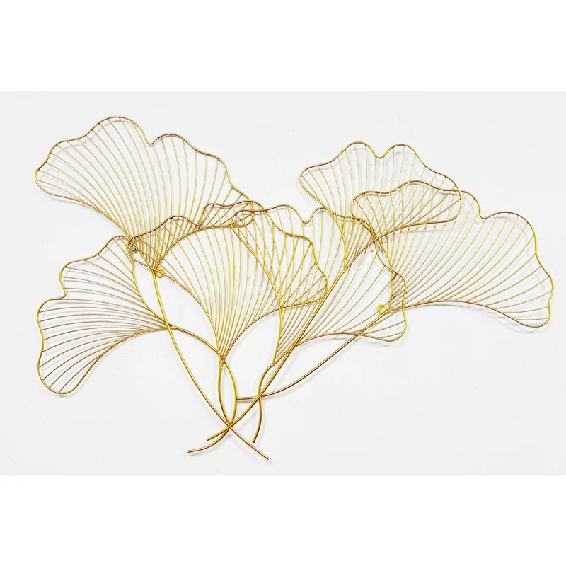 Dekorative Ginkgo Blatt Wandkunst Karnz