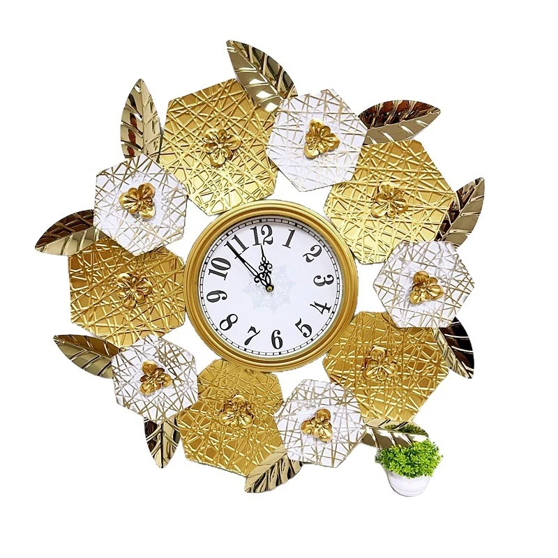 Dekorative Florale Wanduhr Karnz 1789208504