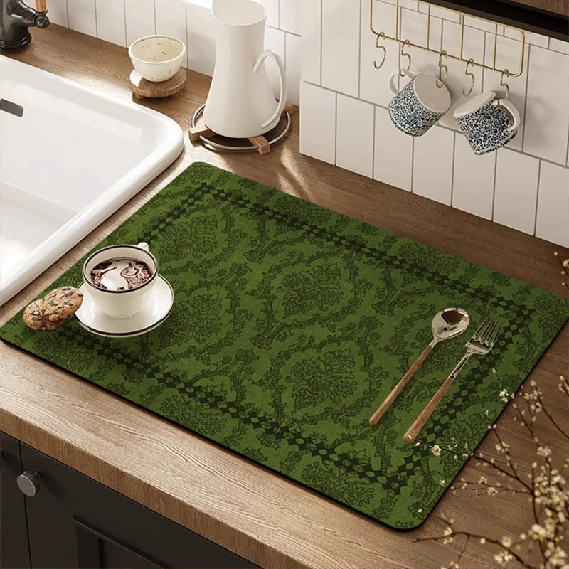 Dekorative Küchenspülenmatte