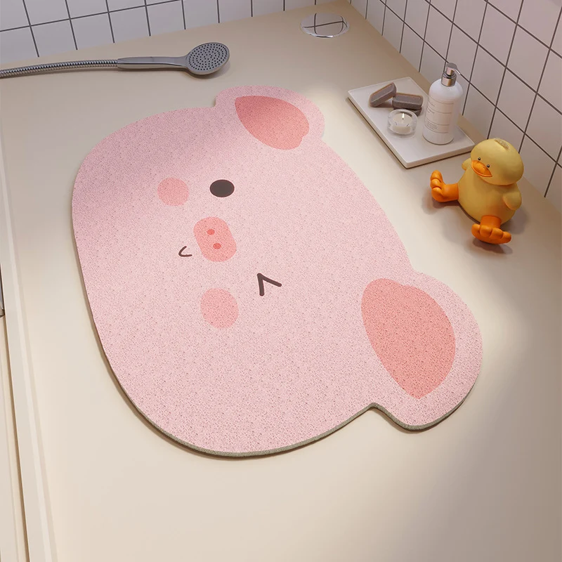 Niedliche Frosch-Themen Badematte