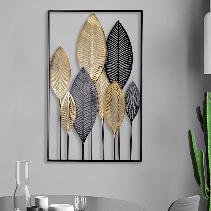Künstlerische Metallblatt-Wandskulptur Karnz
