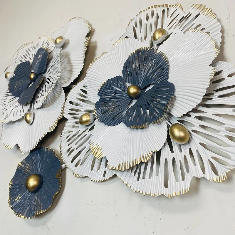 Künstlerische Blumen Wand Skulptur Karnz