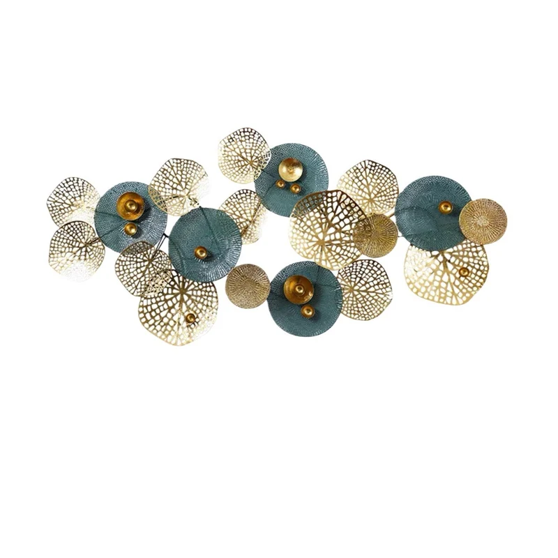 Abstrakte Floral Metall Wand Skulptur Karnz