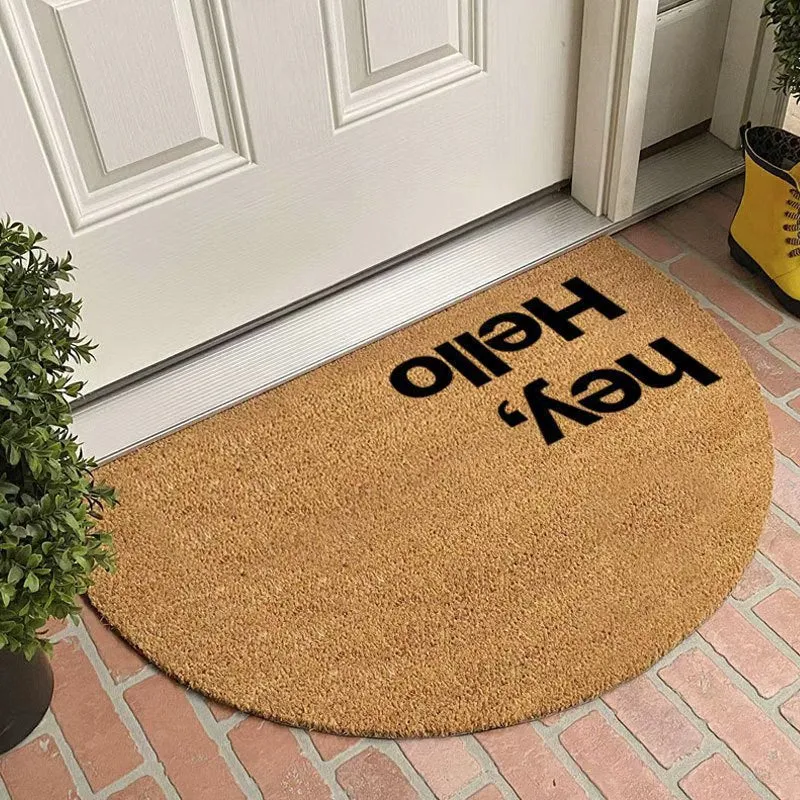 Halbkreis Kokosfußmatte