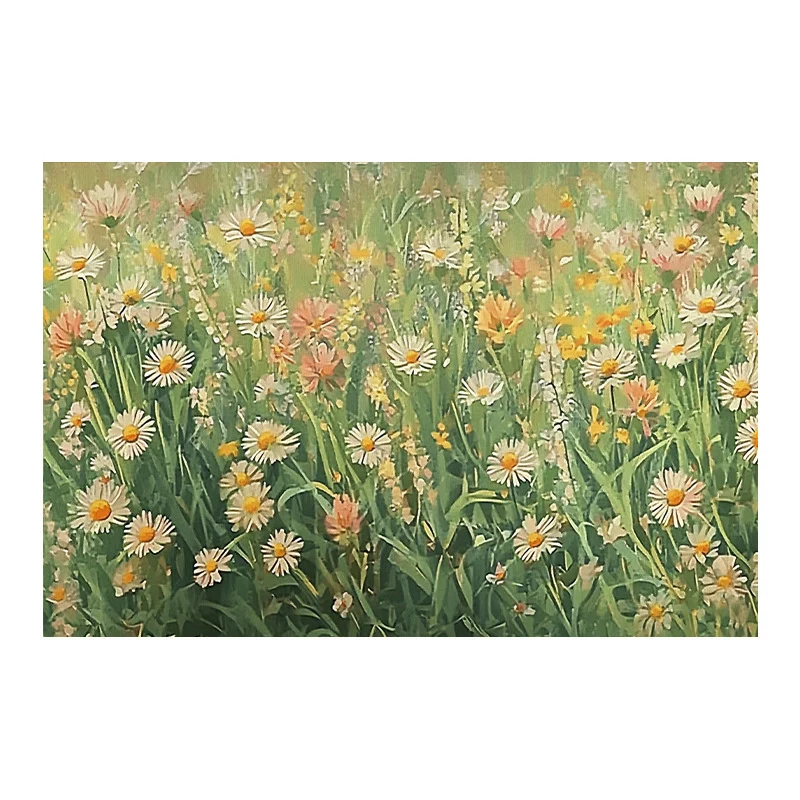 Natur-inspiriertes Blumendesign Badezimmermatte