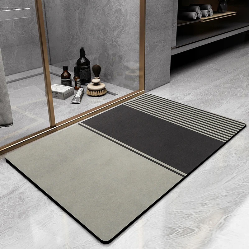 Modern geometrisches Design Badezimmermatte