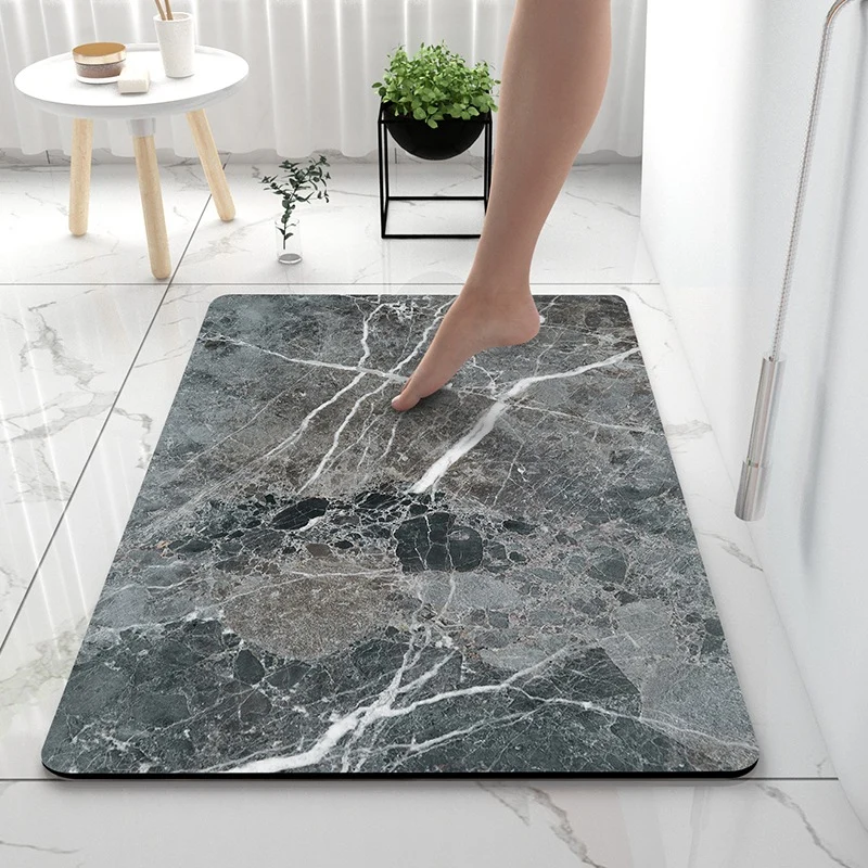 Luxuriöse Marmor Druck Badmatte