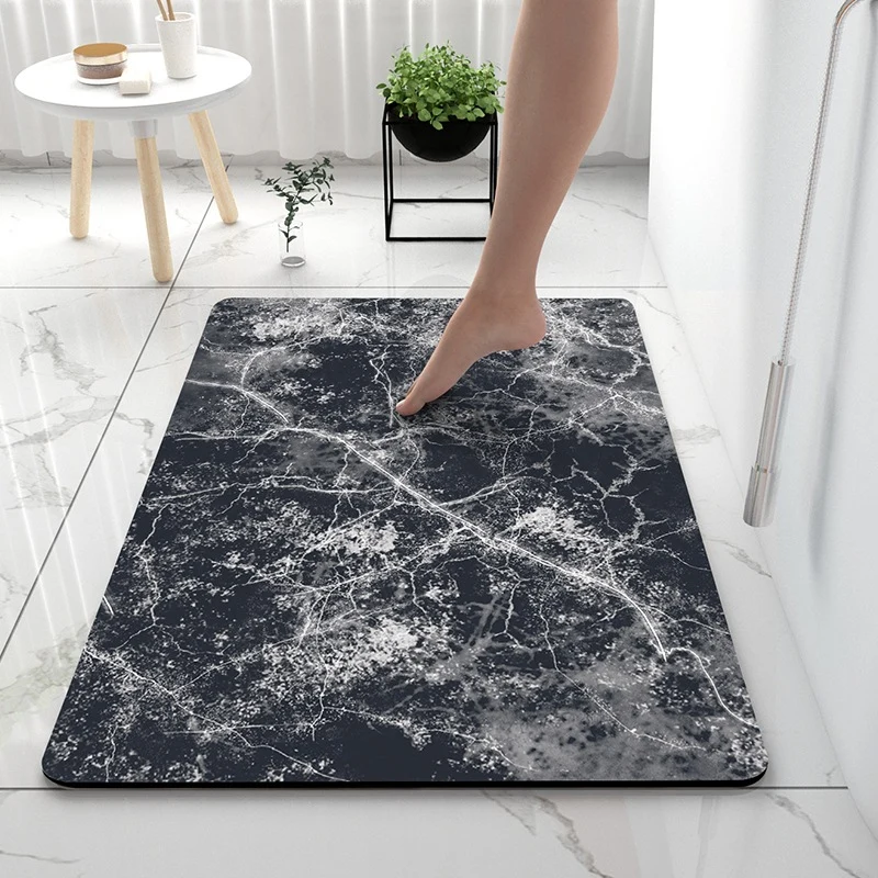 Luxuriöse Marmor Druck Badmatte
