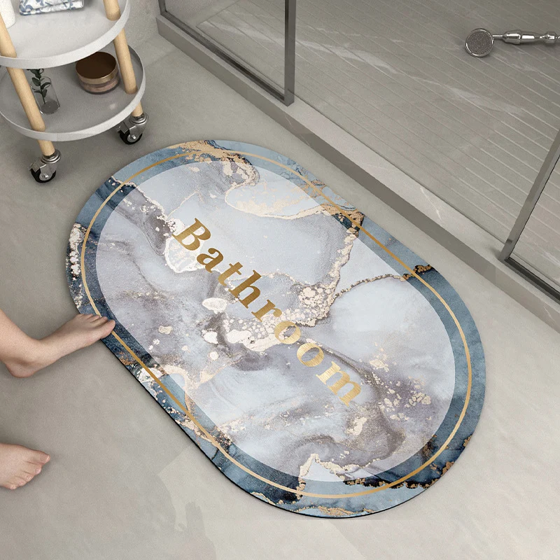 Luxuriöse Marmor Design Badematte
