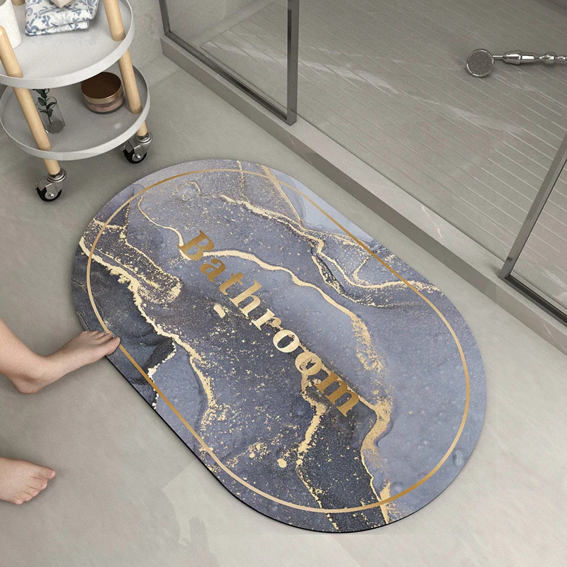 Luxuriöse Marmor Design Badematte
