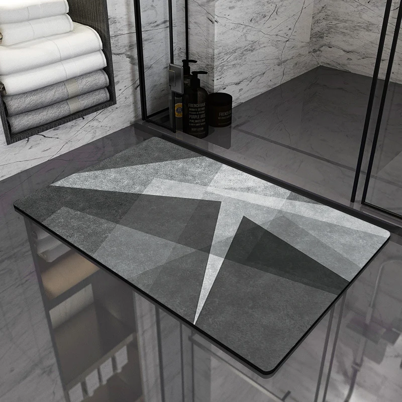 Geometrisches Muster Badeteppich