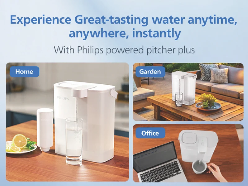 Philips 3 Litre Powered Pitcher With Instant Filtration