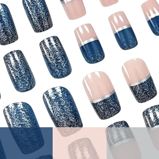Dekoratives Nagelkunstdesign Karnz