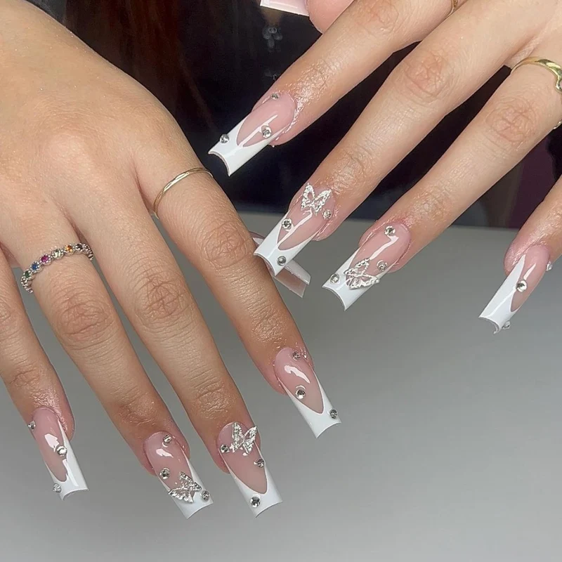 Dekorative 3D Acrylnagelverstärkungen Karnz