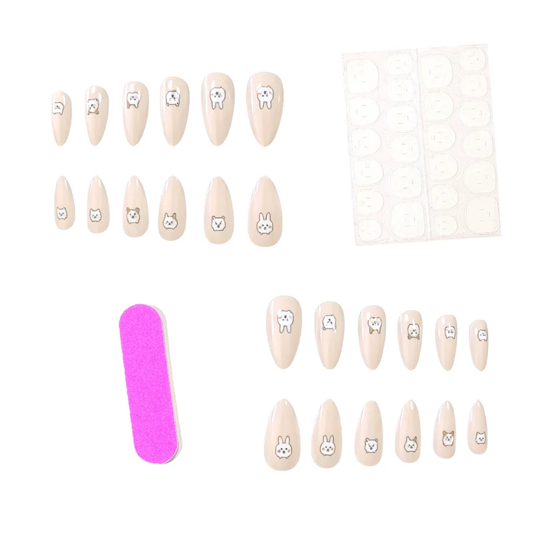 Cute Tier-Themen Nagelkunst Karnz