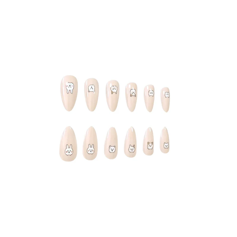 Cute Tier-Themen Nagelkunst Karnz