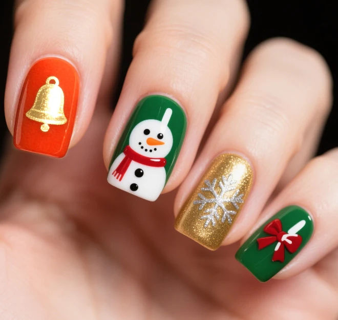 Kreative Themen Press-On Nagelkunst Karnz