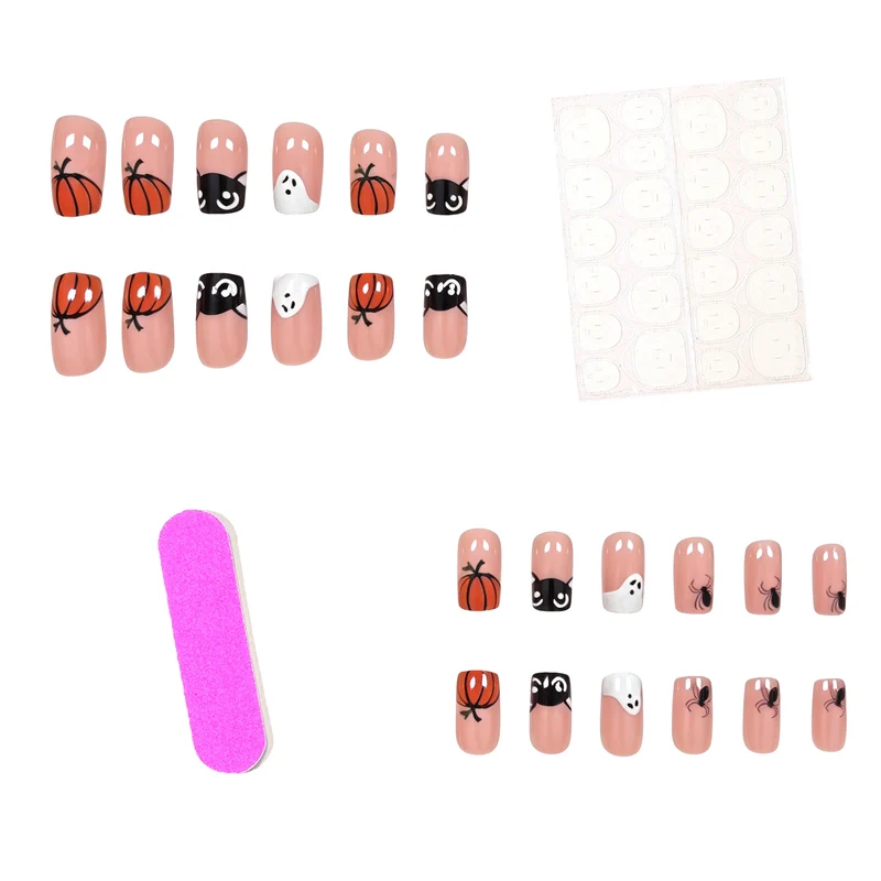 Kreative Halloween-Themen Nagelkunst-Verzierungen Karnz