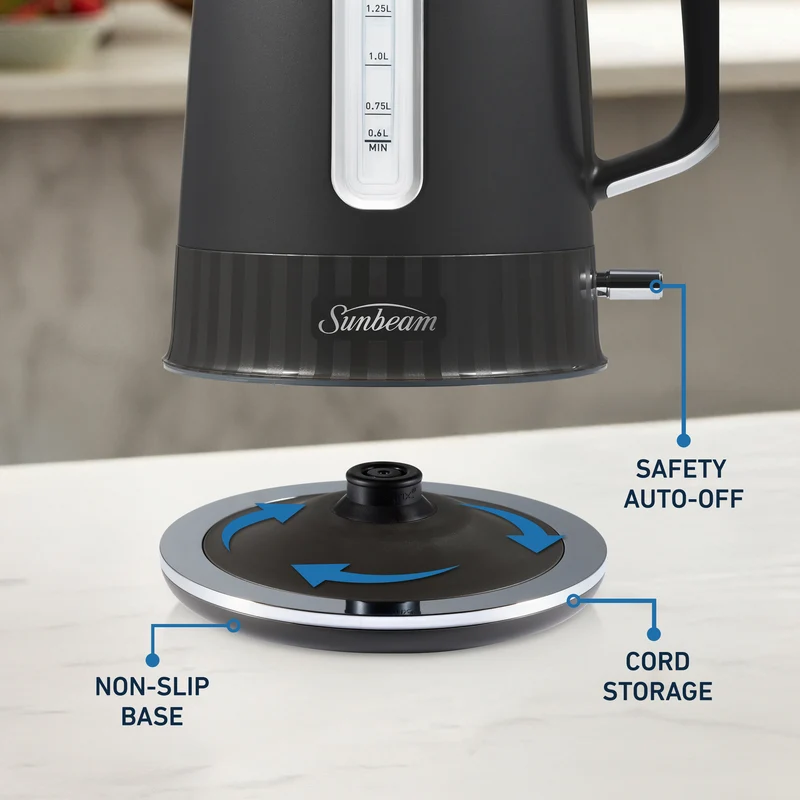 Sunbeam 1.7 Litre French Riviera Kettle Graphite
