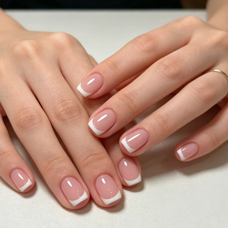 Klassische französische Spitzen-Nagelkunst Karnz