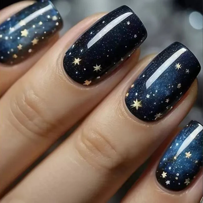 Himmlische Nachthimmel Nagelkunst Verbesserungen Karnz
