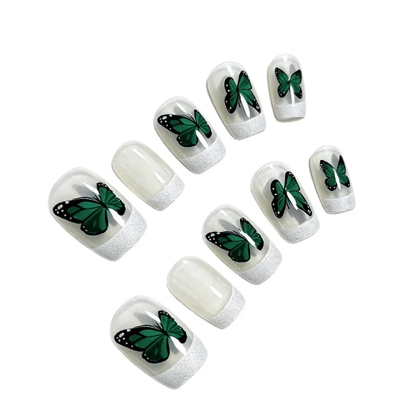 Schmetterlings-Themen-Nagelkunst-Verstärkungen Karnz