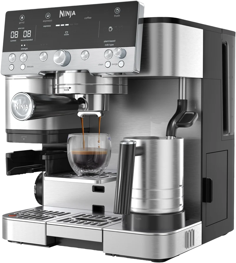 Ninja Luxe Cafe Manual Espresso Coffee Machine