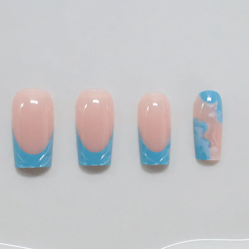 Künstlerisches Marmor-Design Nagelkunst Karnz