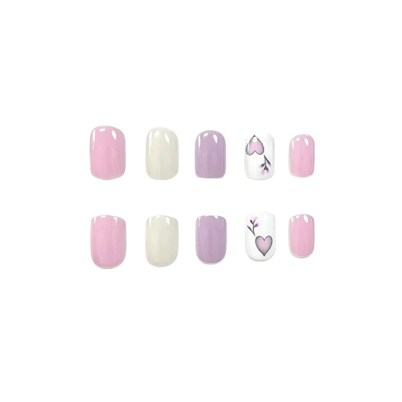 Künstlerische Herz-Design Nagelkunst Verbesserungen Karnz