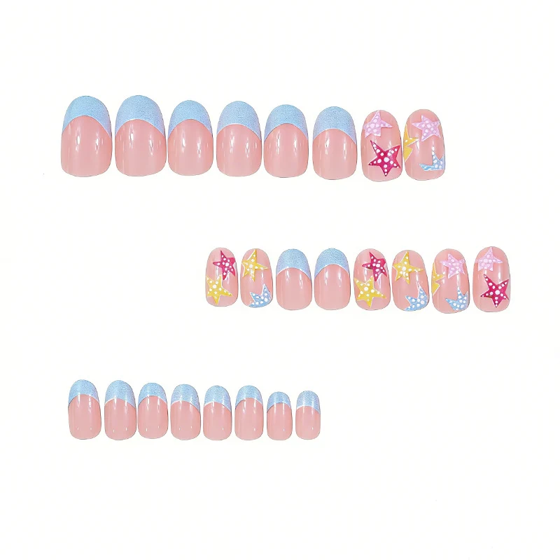 Künstlerische Seestern Nagelkunst Karnz
