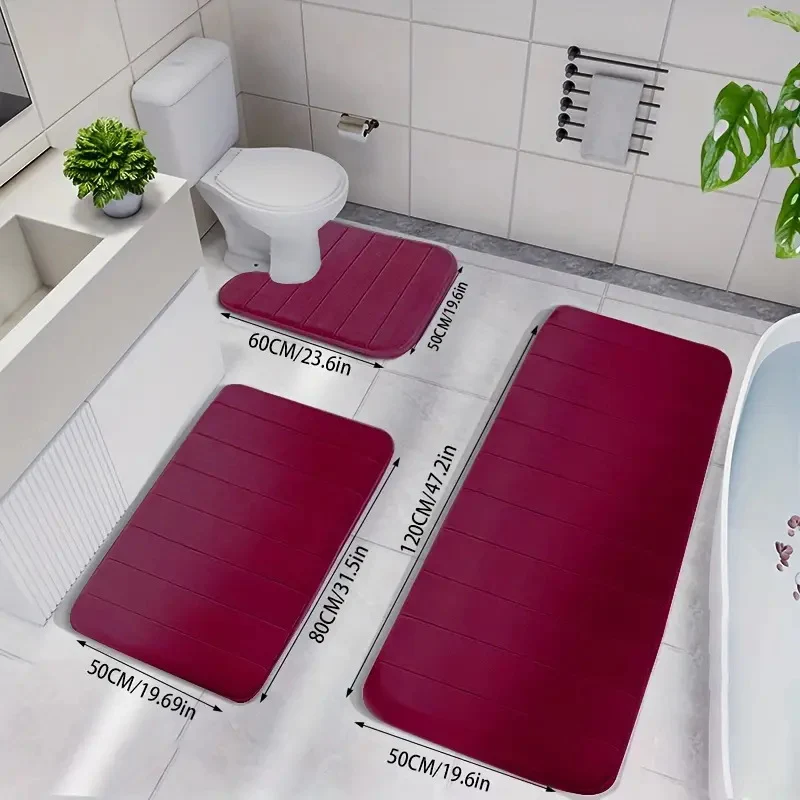 Rutschfeste Badezimmer Komfortmatte Set