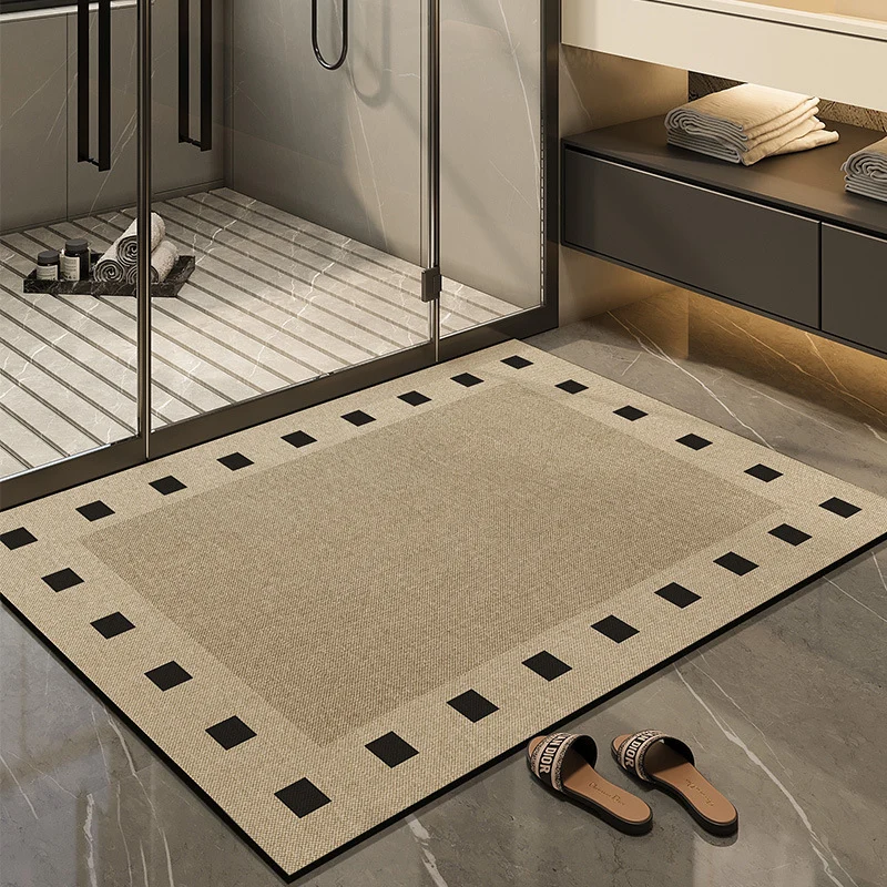 Luxuriöser Badezimmer-Teppich