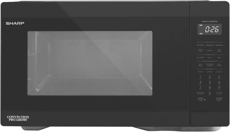 Sharp 26L 1000W Pro Airyfry Convection Microwave Black
