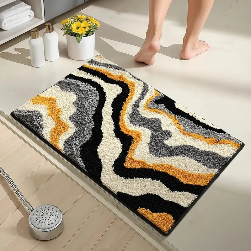 Weicher Texturierter Abstrakter Musterteppich