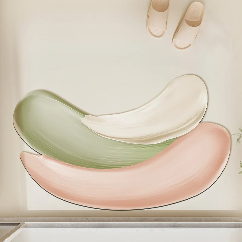 Moderne abstrakte Badematte
