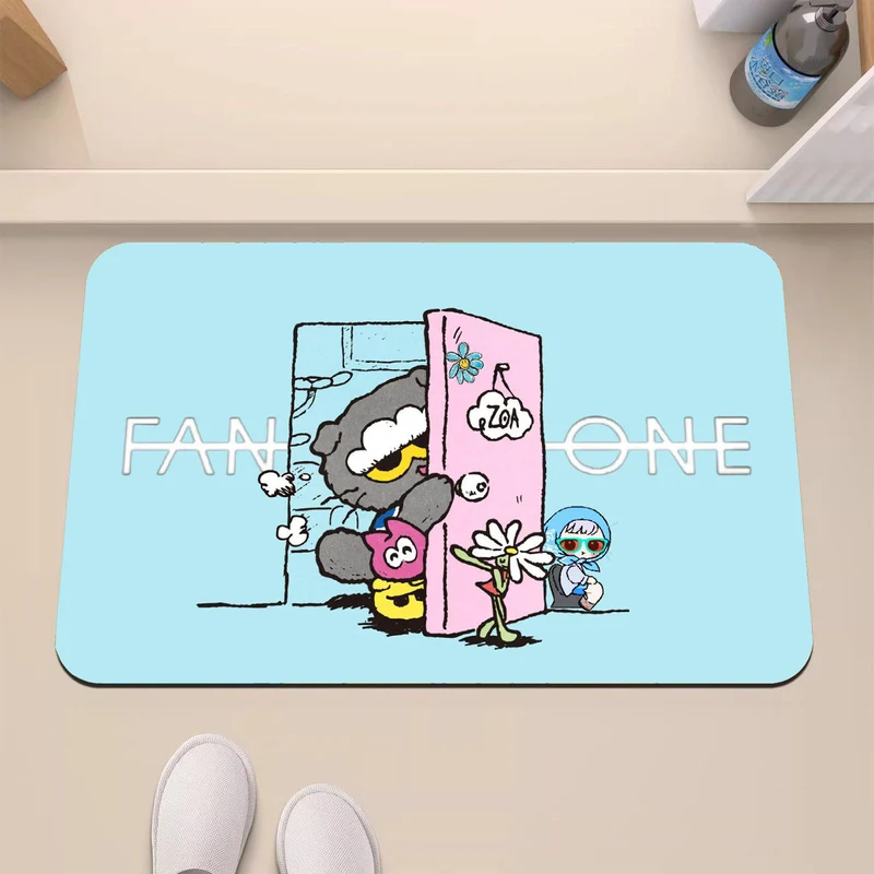 Verspielt cartoon-themed dekorative Matte