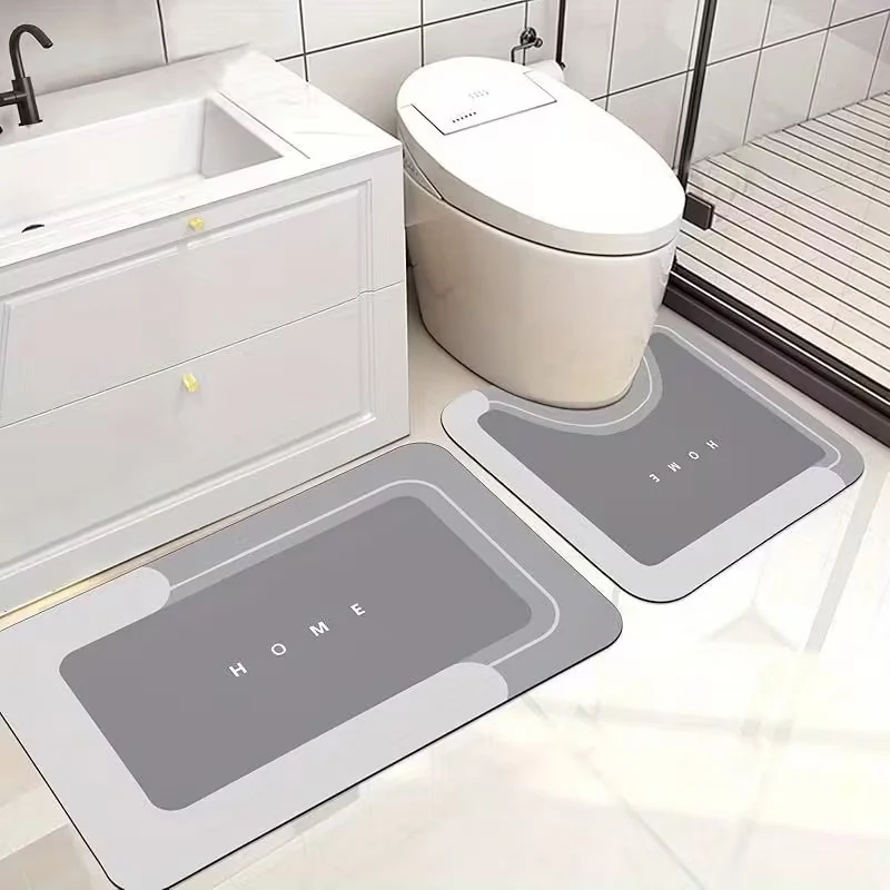 Rutschfeste Badezimmer-Komfortmatte Set