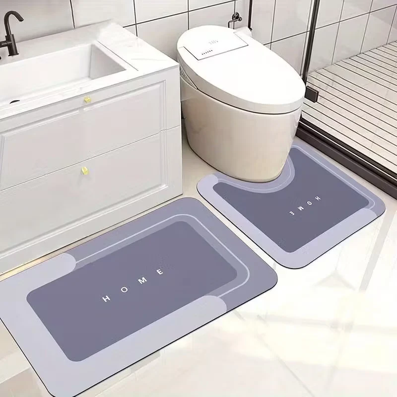 Rutschfeste Badezimmer-Komfortmatte Set
