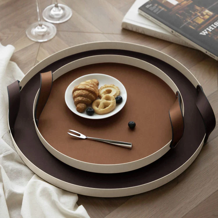Elegante runde Servierplatte