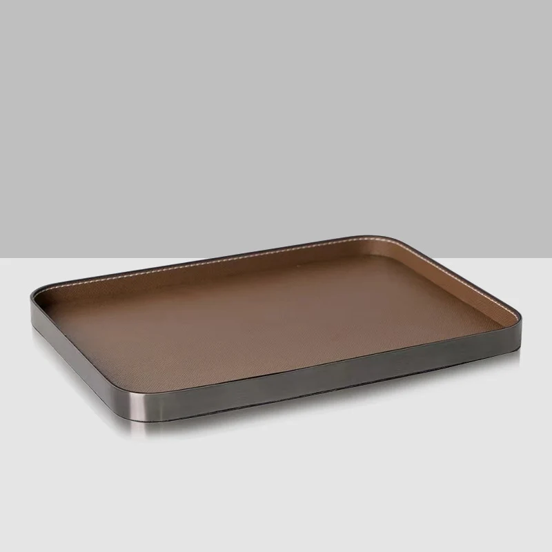 Elegante moderne rechteckige Servierplatte