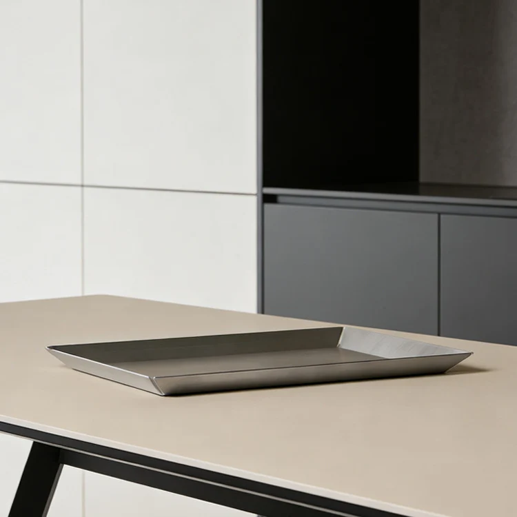 Elegante moderne dekorative Servierplatte