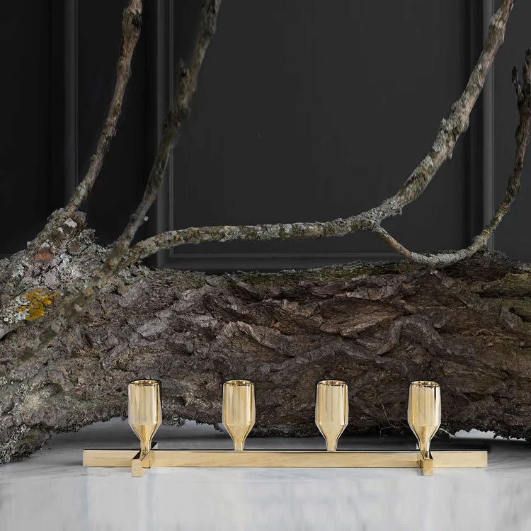Elegantes modernes Kerzenhalter-Set
