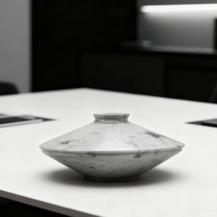 Elegante Marmor Dekorative Vase